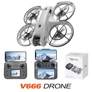 Aerial Screen Drone Fully Aircraft V666 Protected With
