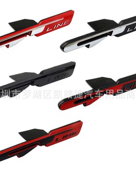 适用于新款起亚k5凯酷改装车GTline中网标新一代k5中网标个性车标