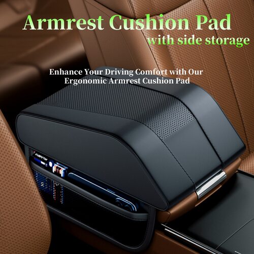 Car Armrest Heightener - Center Console Elbow Rest Pad