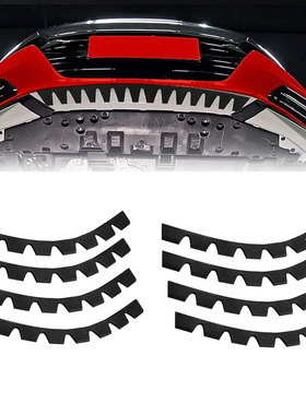 8PCS通用汽车保险杠防护套件刮伤保护器DIY汽车前唇防碰撞装饰条