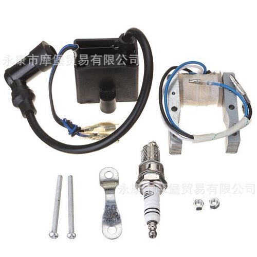 49cc点火线圈磁铁用于汽油机49cc 66cc 80cc发动机自行车火花塞