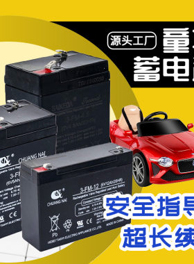 赛科达摩托儿童电动汽车蓄电池电瓶童车6V4A4.5AH7ah 6V12V充电器