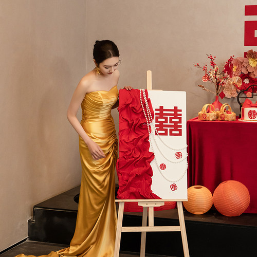 慕也diy手工婚房喜字摆件