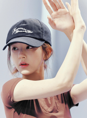 赵露思同款帽子女棒球帽字母刺绣