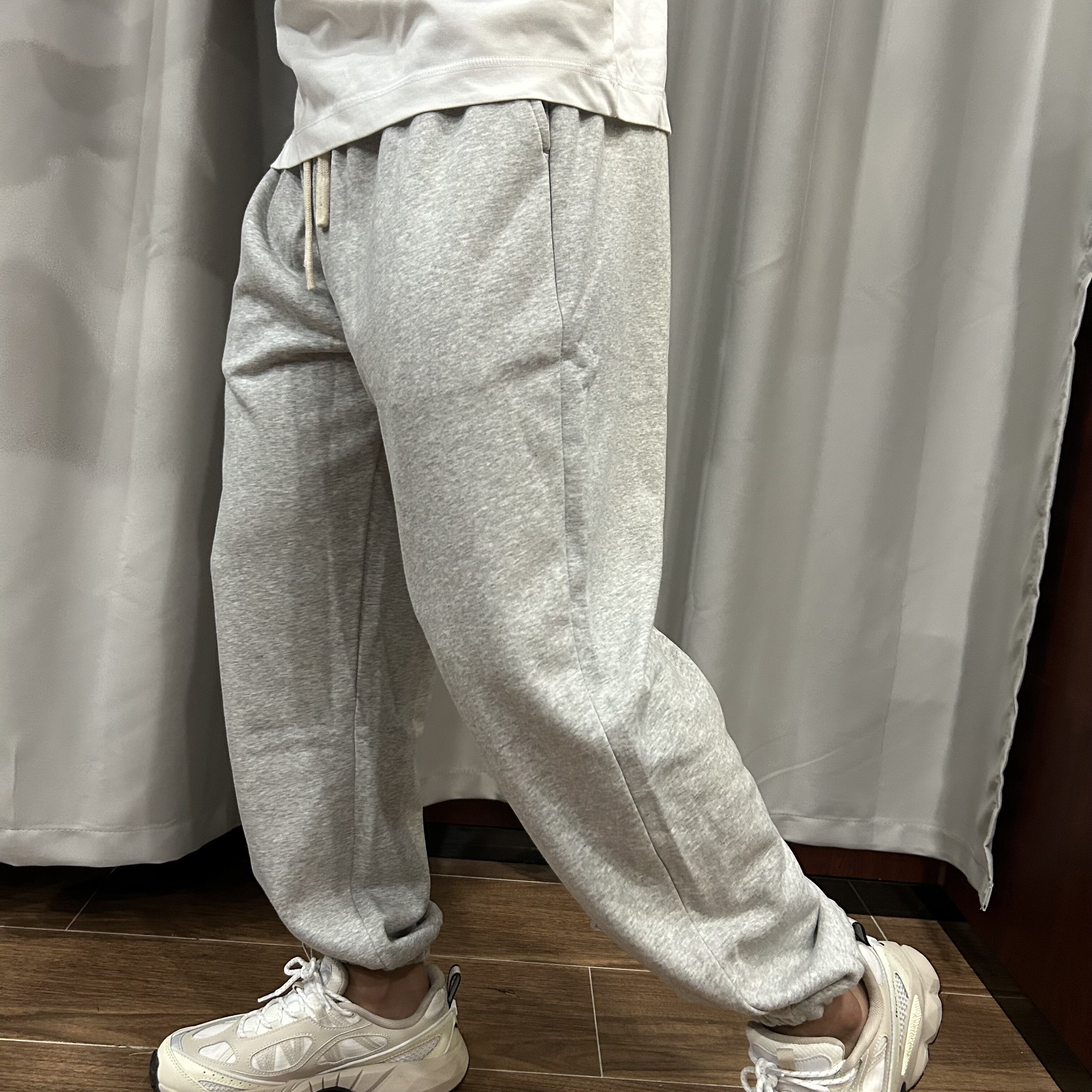 秋冬美式重磅卫裤男宽松毛圈束脚裤休闲运动健身纯色长裤哈伦裤,运动服/休闲服装,运动长裤,淘宝优惠券,粉丝福利购,淘宝优惠卷