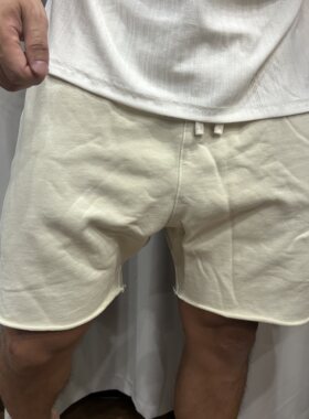 纯棉运动休闲短裤男潮牌