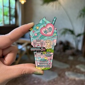 长沙文创旅游冰箱贴纪念品伴手礼 小火车可滑动