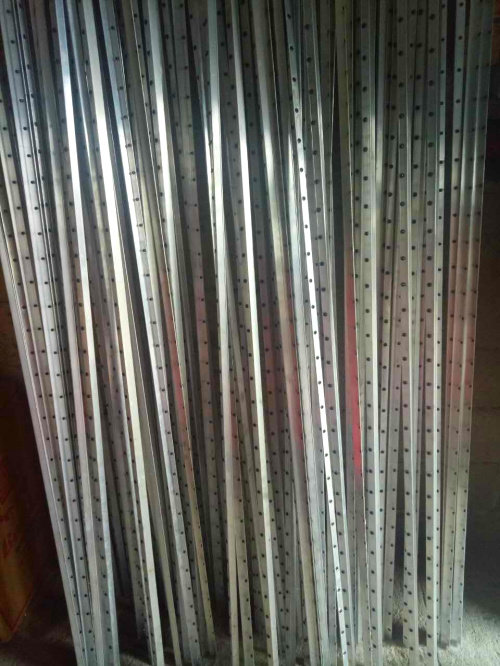 针织大圆机配件/排式落地纱架穿纱竿36孔位铝条