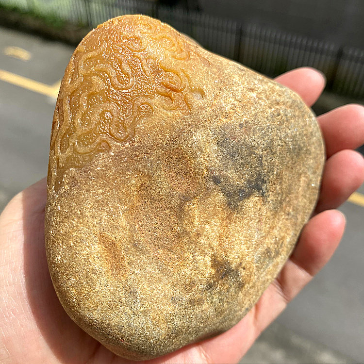 冰糯种大马坎开窗黄翡大牌子手把件玉手镯天然翡翠原石鸡油黄色料