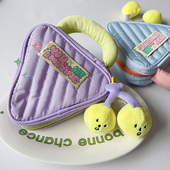 自制可爱少女风化妆包洗漱包学生笔袋便携式 SEEU SODA 收纳包小众