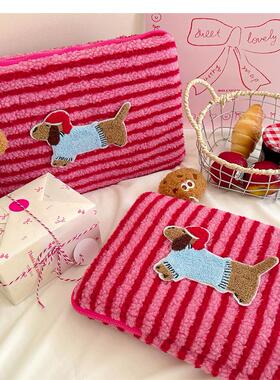 SEEUSODA自制可爱韩国电脑包圣诞礼物12寸电脑包/13-15寸ipad收纳