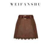 复古时尚 凡舒轻奢 摩登反派2026年秋冬新款 气质A字半裙百搭显瘦