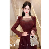 时尚 凡舒轻奢 晚香序曲2025年秋冬新款 名媛设计感方领&圆领上衣