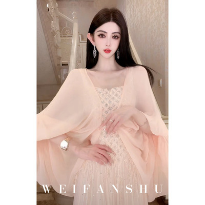 凡舒轻奢 南法海岸2026年早春新款气质百搭薄款遮肉显瘦开衫