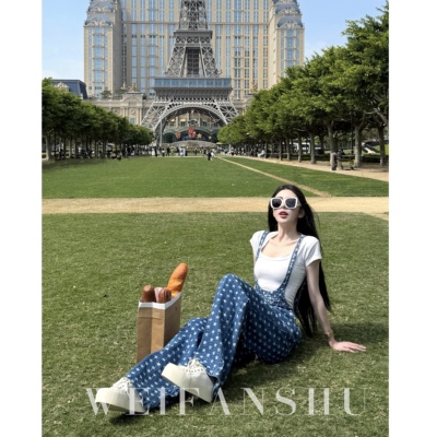 凡舒轻奢 晴朗盛夏2026年春夏新款设计感减龄时尚背带裤百搭