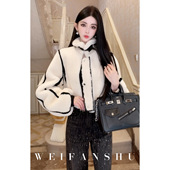 羊毛羊皮皮草外套保暖时尚 凡舒轻奢 心跳节拍2025年秋冬新款