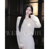 亮片闪闪名媛开衫 凡舒轻奢 星光织语2025年秋冬新款 &套头上衣百搭