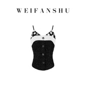 设计感粗花呢时尚 凡舒轻奢 香榭公馆2026年秋冬新款 显瘦吊带百搭