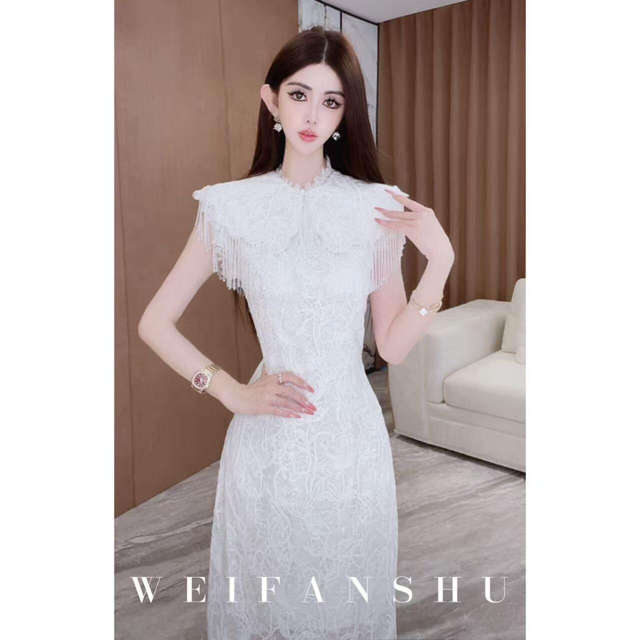 凡舒轻奢 绮丽旧梦2026年春夏新款设计感气质淑女旗袍连衣裙优雅