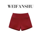 设计感辣妹显瘦时髦短裤 凡舒轻奢 摩登氛围2025年秋冬新款 百搭