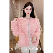 气质甜美名媛水貂外套百搭时尚 凡舒轻奢 富家甜心2025年秋冬新款