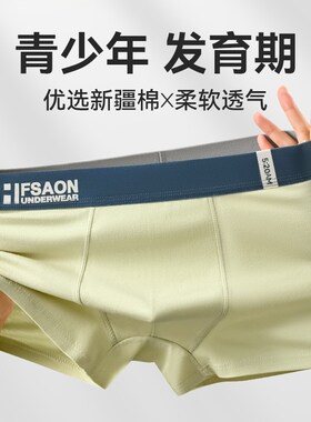 2026新款男孩纯棉男四角内裤