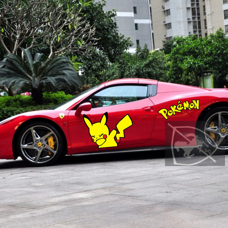 拉花改装车身贴画