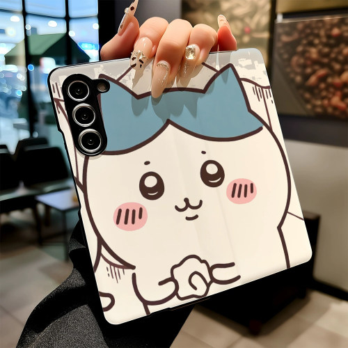 吉伊卡哇适用三星Galaxy Z Fold6手机壳W25新款Fold5折叠Fold7防摔保护套高级感磁吸休眠翻盖皮纹
