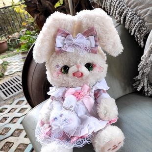 折耳白色星黛露骨架公仔磁吸眼馋嘴史黛拉玩偶手作改娃七夕礼物