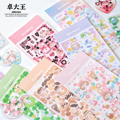 卓大王咕卡贴纸新品防水