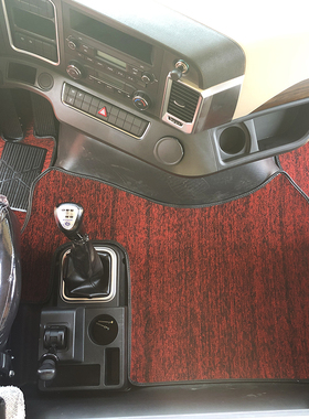 江淮格尔发A5XA5W全系大货车脚垫雪尼丝耐磨好打理分体平面地毯垫