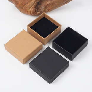 实木杯垫定制纸盒牛皮纸盒礼盒空盒精美包装送礼盒子尺寸定制订做