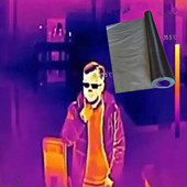 防热成像摄像头窥视专用布防红外线监控看透遮挡布做窗帘帐篷防护