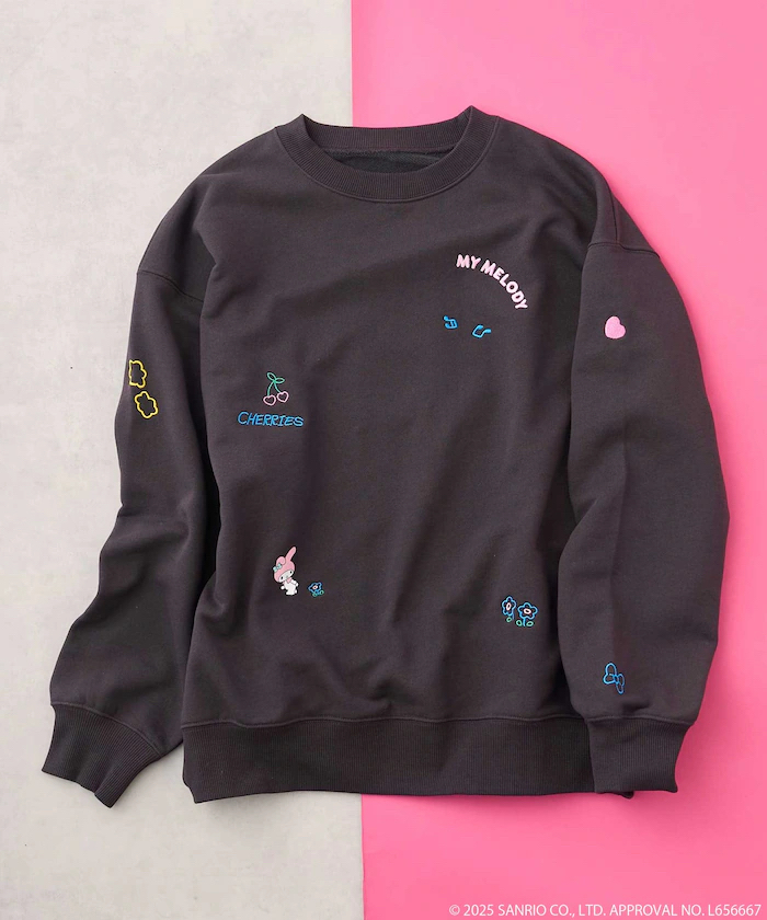 日本订购 freaks store 三丽鸥 美乐蒂合作款 套头卫衣女款