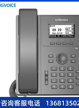 FLYINGVOICE飞音时代物联网IP话机4GLTE插卡SIP电话机网络座机