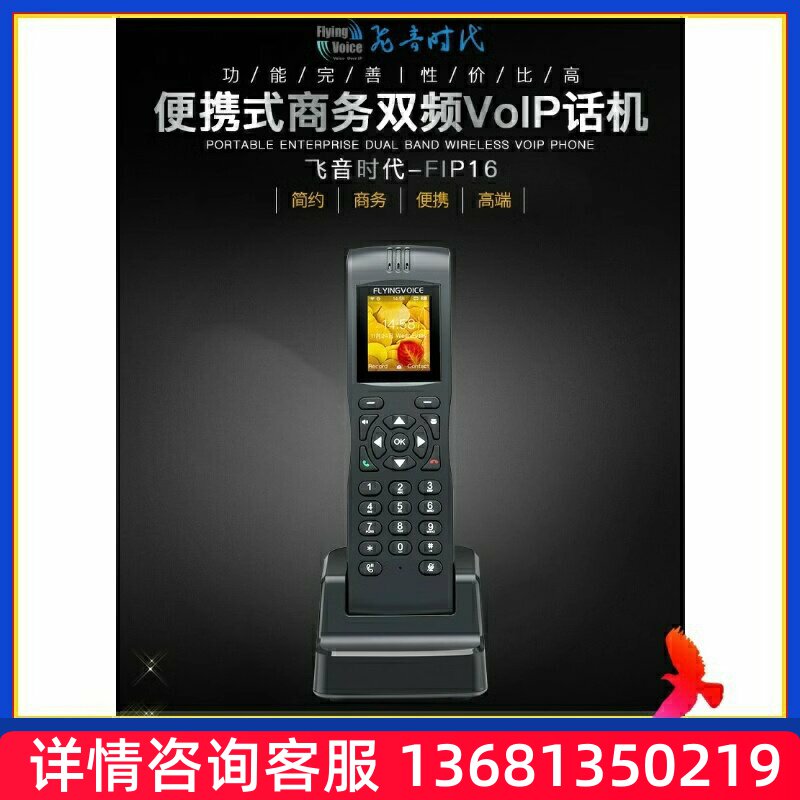 飞音时代FIP16 便携手持式双频VOIP电话机 手持IP话机