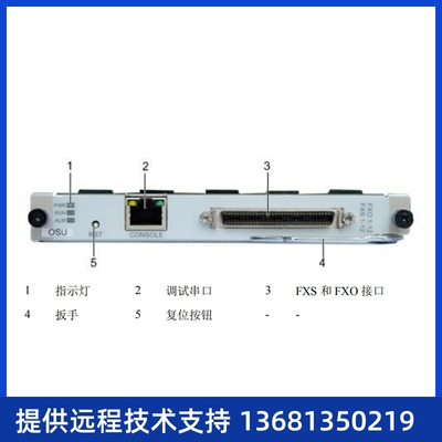 华为U1910 U1911 U1930 U1960模拟中继接口板 12路外线 U111OSUB1
