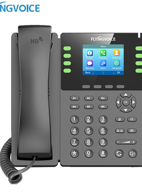 FLYING VOICE飞音时代无线千兆触摸屏IP电话机座机FIP15GPlus网络