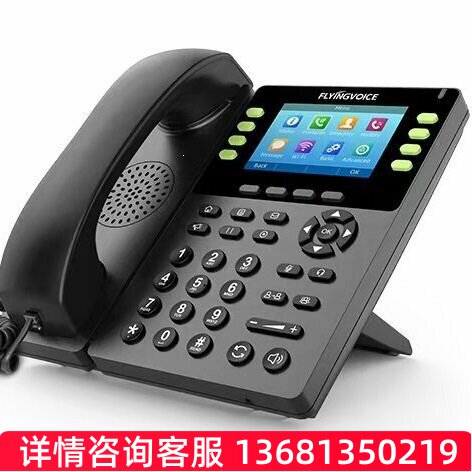 FLYINGVOICE 飞音高端触摸彩屏千兆SIP酒店办公网络电话机FIP14G