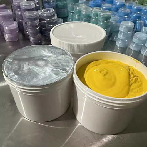 硅胶捏捏色膏大海色膏捏捏颜料
