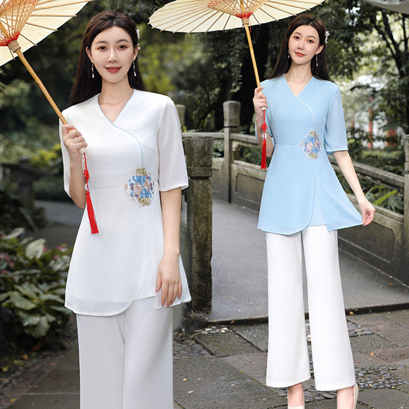 美容院工作服女高端技师服养生馆