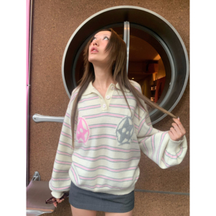 闪萌星星 FOURFORTY 条纹毛衣POLO SWEATER POLO STAR EYES