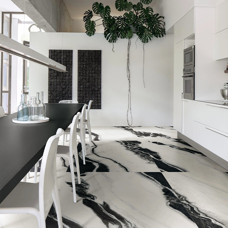 佛山熊猫白哑光通体瓷砖750x1500寒江雪卫生间厨房墙砖客厅地板砖