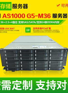 浪潮AS1000 G5-M36准系统工作站图形渲染gpu算力机二手存储服务器