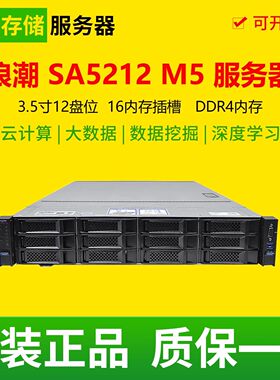 浪潮 SA5212M5 2U机架式虚拟化存储双路3647二手服务器主机工作站