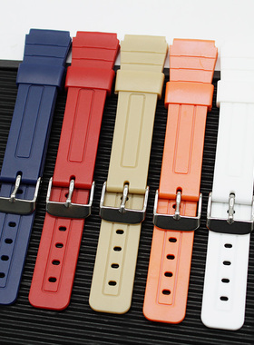 替换卡西欧电子表F-84 F91 F-91W F94 105树脂表带凸口18mm手表带