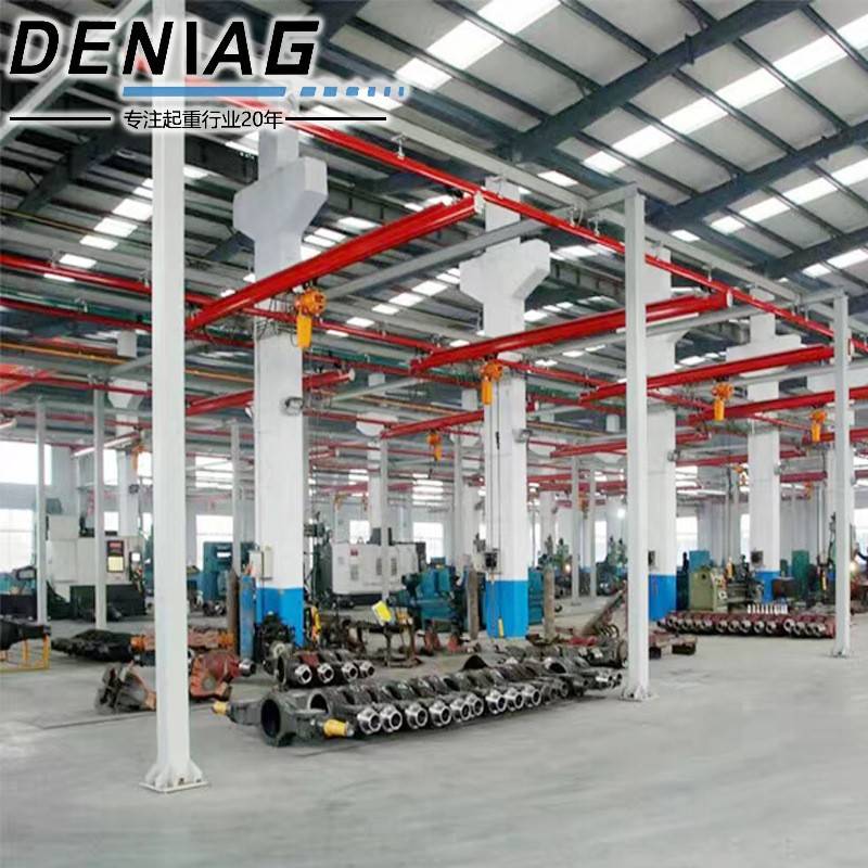 单梁式起重机上门安装250kg轨道提升机柔性组合起重机