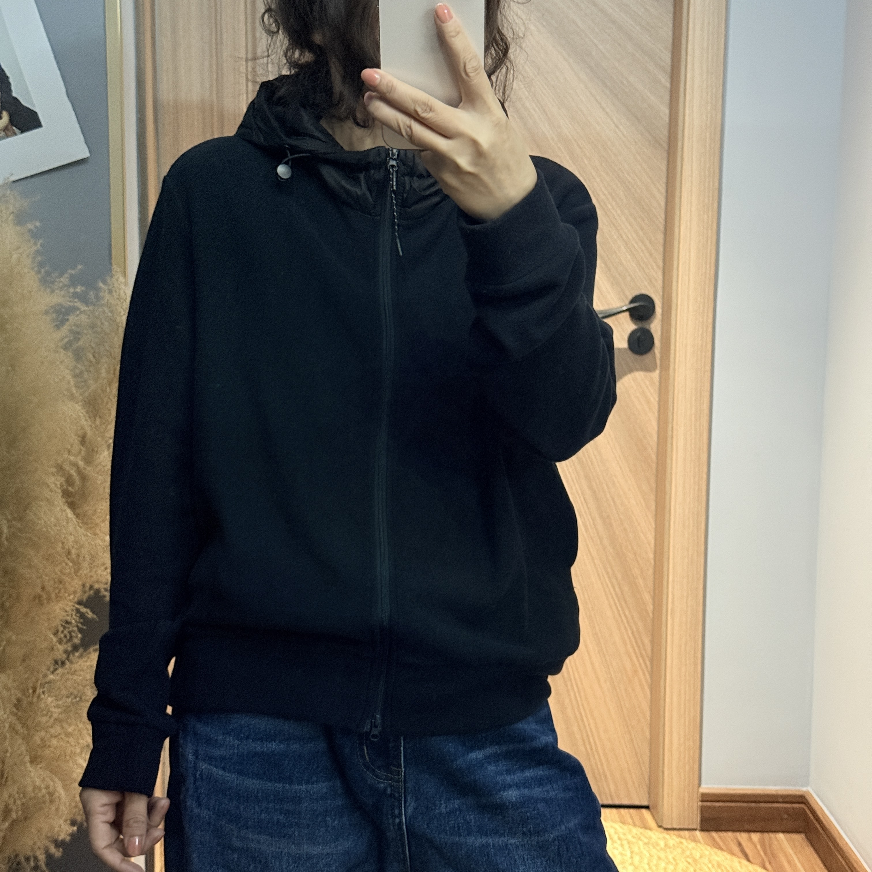 欧版 8828 德绒连帽卫衣开衫女欧洲站2025冬装新款女装加厚外套潮