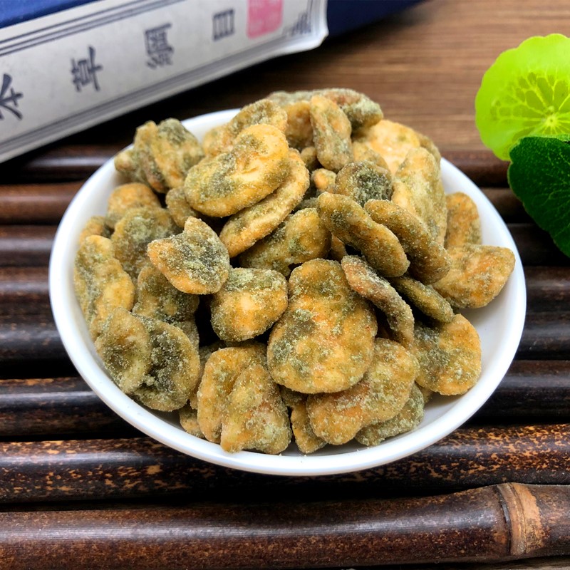 海苔豆瓣怪味豆蟹黄沙嗲原味零食