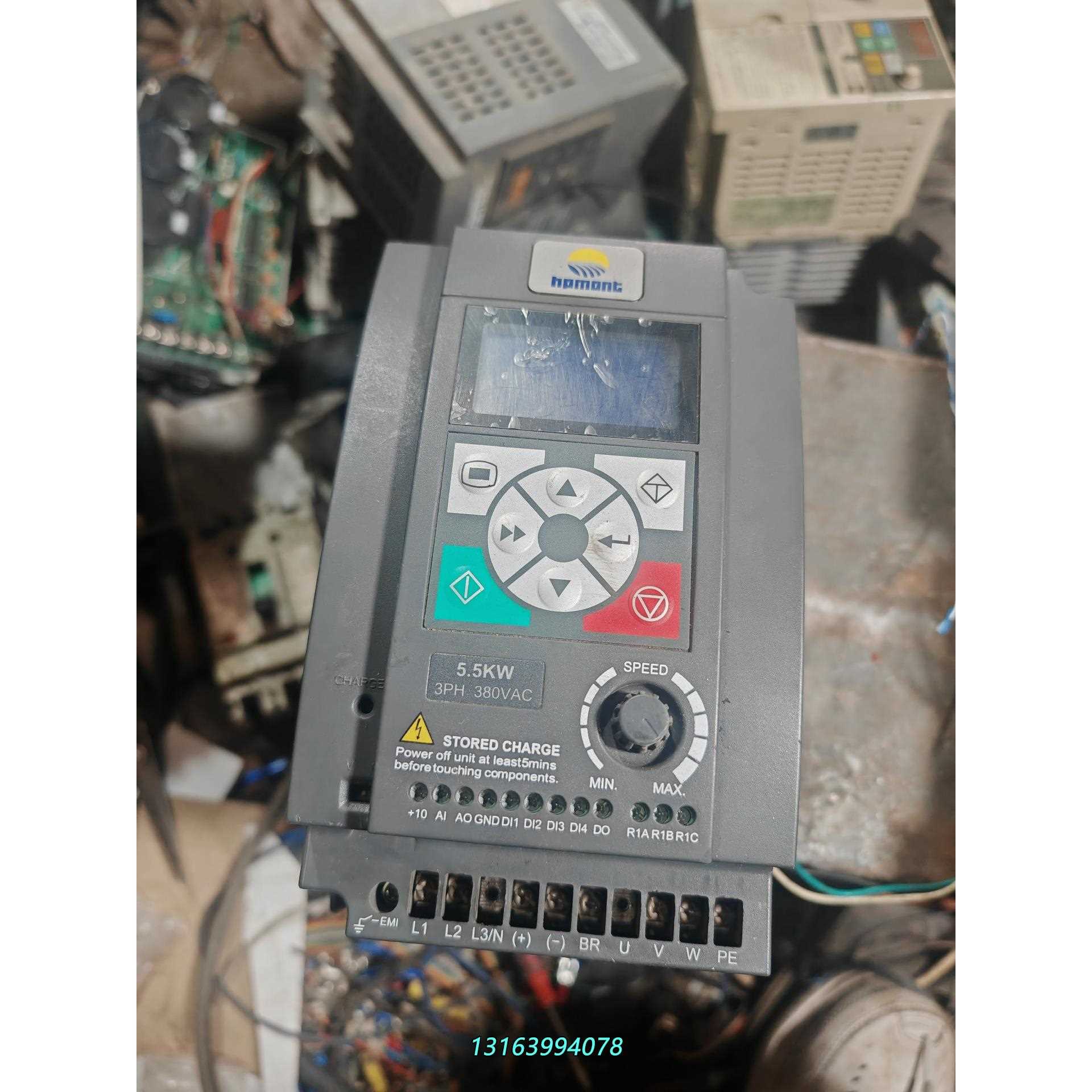 出售海普蒙特变频器，型号HD09-4T5P5G-CN，5.5议价